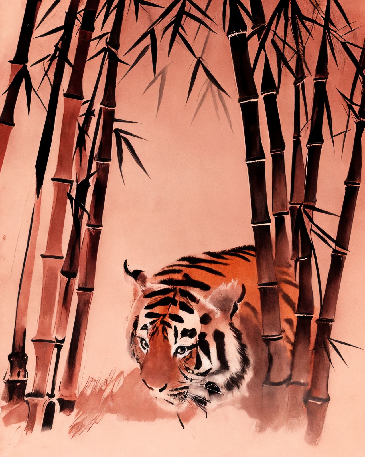 1176889598-_lora_zyd232_InkStyle_v1_0_1.0_ zydink, monochrome, ink sketch, (bamboo_1.3), tiger, simple background,.jpg